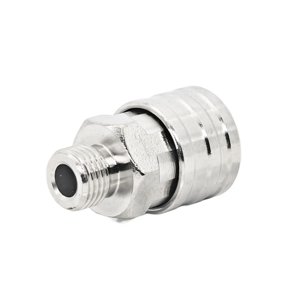High Pressure 1/4 Inch Quick Connect Fitting with 12mm Inner Hole Stainless Steel for Washer and Cleaning Tools