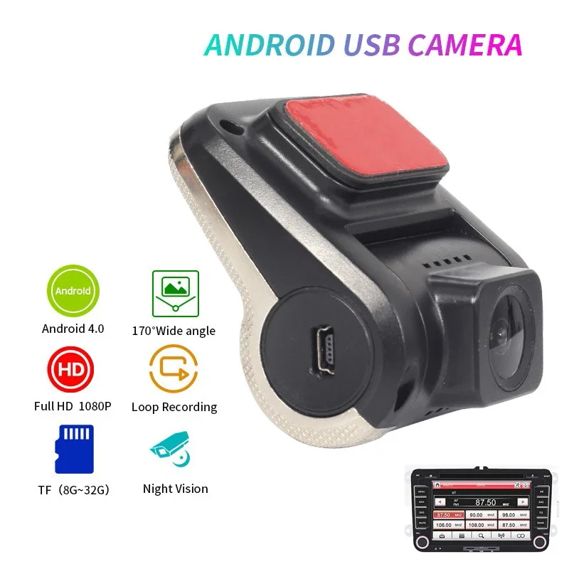 New Dash Camera HD 1080P DVR Car Digital Video Recorder Android ADAS Loop Recording G-sensor Night Vision Wide Angle Dashcam DVR