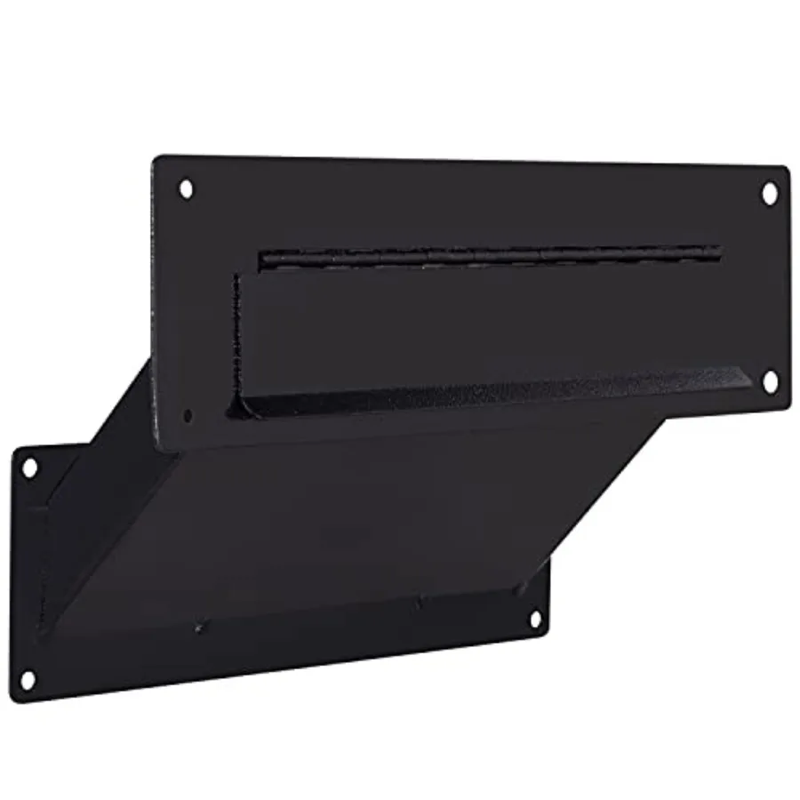

Through The Wall Drop Chute Adjustable Two Pcs Steel Deposit Drop Slot for Documents, Letters, Payments and Other Non-Bulky Ite