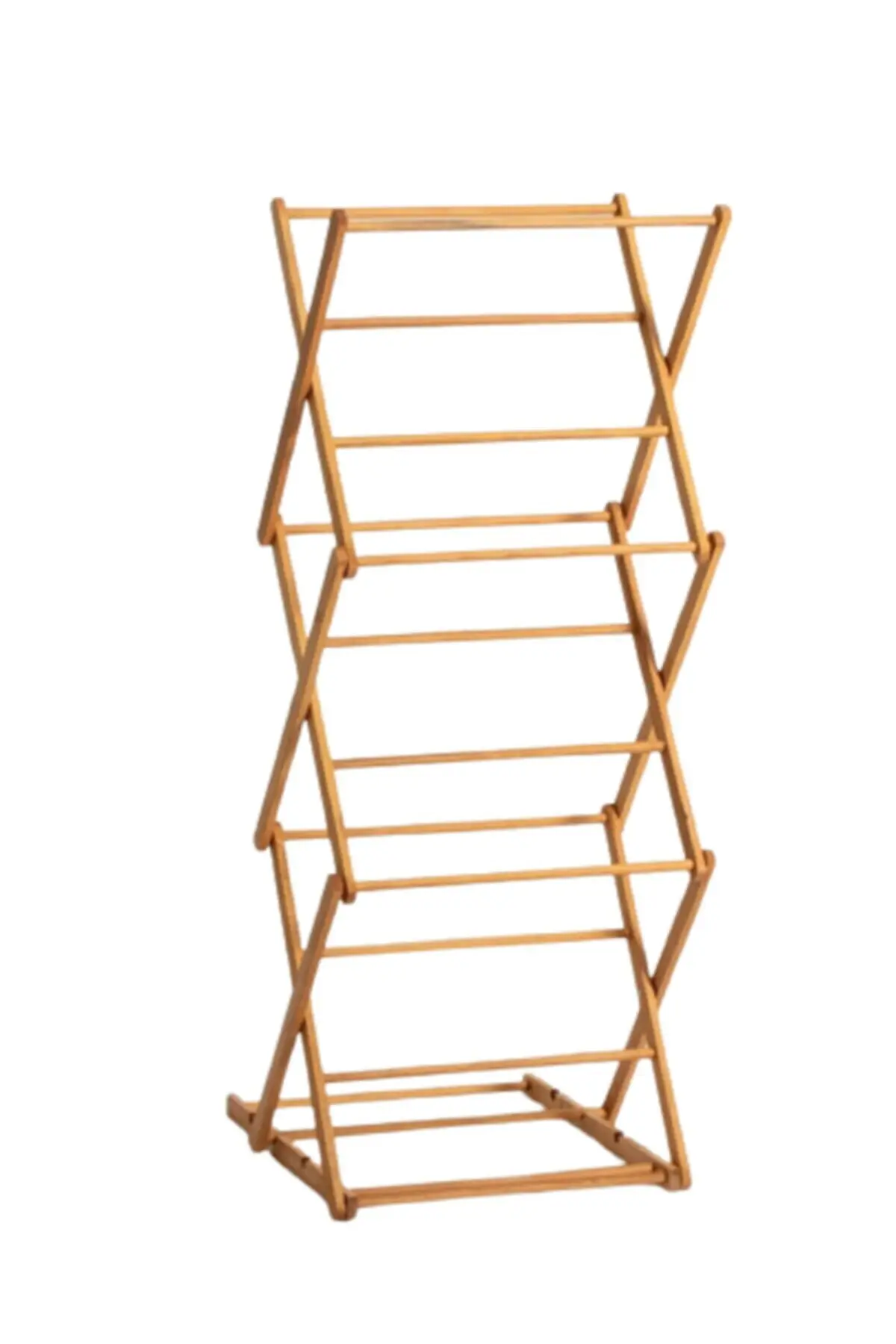 Wooden 3-Stage Drying Rack - Folding Drying Rack