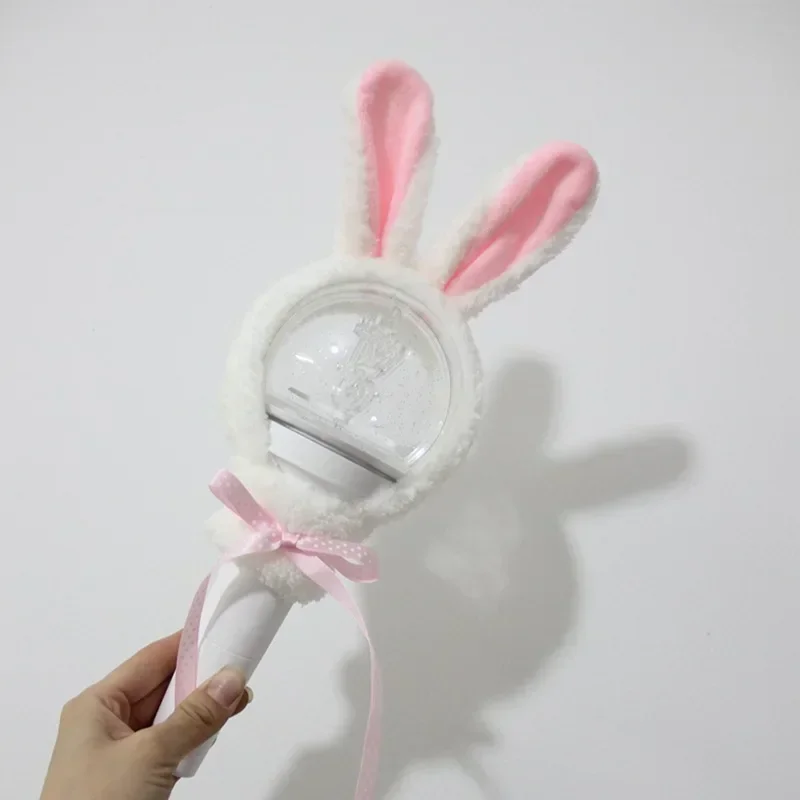 Kpop Cover Merch Kawaii Lightstick Cover Plush Lovely Concert Light Cape Light Stick Fans Gifts Collection