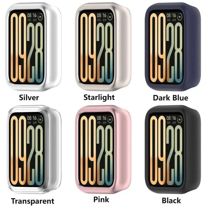 PC Hollow Case For Xiaomi Mi band 9 Pro Smart Watch Strap Bumper Cover Screen Protector For Xiaomi Mi band9 Pro