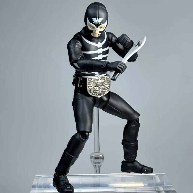

Bandai Genuine Shf Kamen Rider Evil Showa Kaijin Edition Shocker Combatman Anime Action Figure Collectible Model Toys Gift