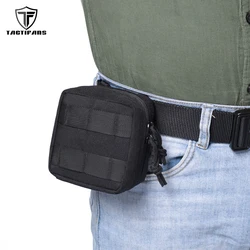 Tactical EDC Micro Molle Utility Pouch Mini Knife Compass Flashlight Card Storage Bag Waist Belt Outdoor Hiking Camping Hunting