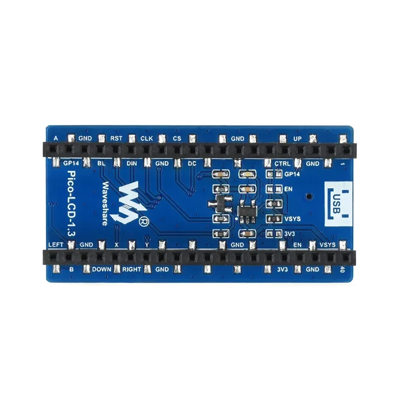 1.3 Inch 65K Color LCD Display Module 240×240 Pixel SPI for Raspberry Pi Pico