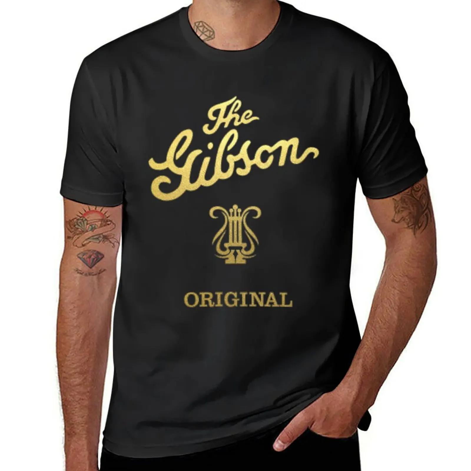 

THE GIBSON ORIGINAL T-Shirt vintage aesthetic clothes blacks men graphic t shirts