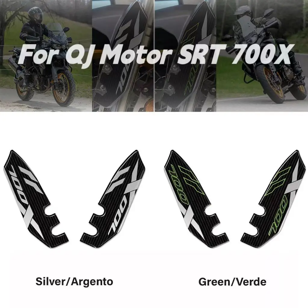 

For QJ Motor SRT 700X Motorcycle Accessories Waterproof Protective Sticker 3D Epoxy Resin Protective Sticker