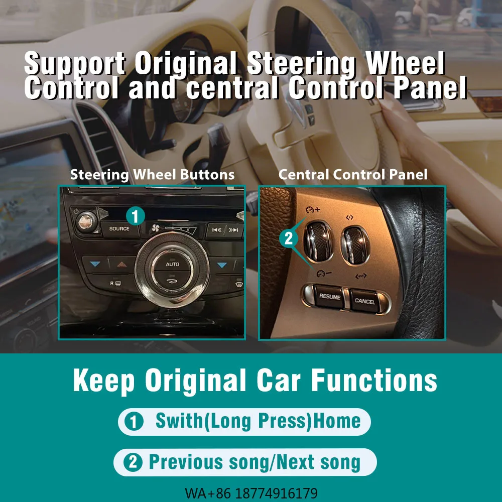 MMI Wireless  Carplay Smart Box for  XK 2009-2014 Android Auto Multimedia Navigation Mirror Link Original Screen