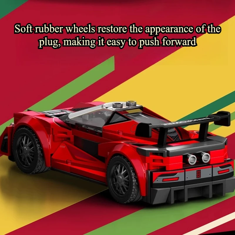 SEMBO Racewagen Accessoires Kleine Deeltje Bouwsteen Montage DIY Puzzel Speelgoed Model Kinderen Verjaardagscadeau Speelgoed