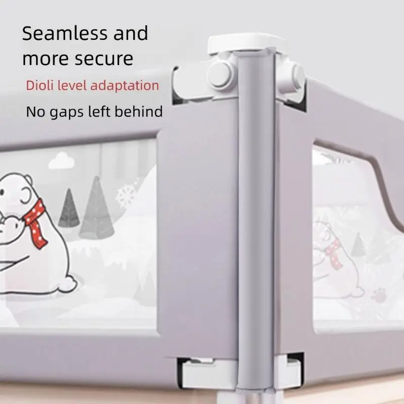 D5QA Tấm đệm thành giường an toàn cho trẻ và người cao tuổi Vỏ bọc thực tế chống trượt Hấp thụ tác động Ngăn ngừa nạn bị