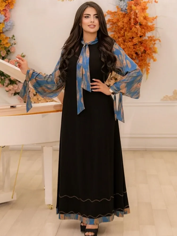 

African Dresses For Women Muslim Fashion Abayas Boubou Dashiki Ankara Outfits Evening Gown Dubai Kaftan Abaya Robe Marocaine
