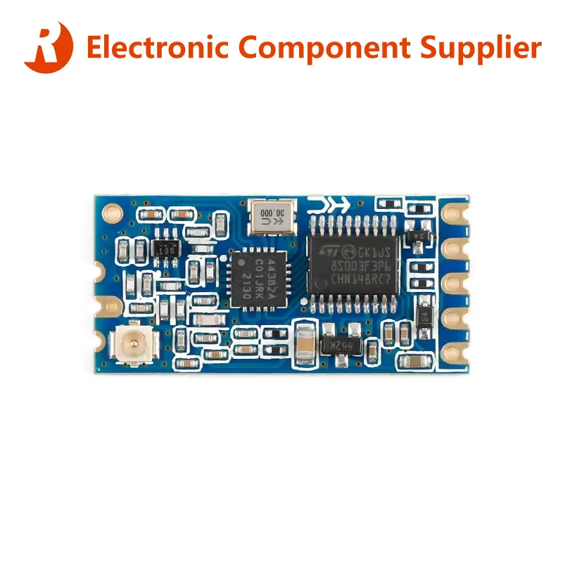 5Pcs Brand New HC-12 SI4463 433Mhz Wifi Wireless Serial Port Module HC12 1KM 1000m 433MHz Receiving and Transmitting Board PCB