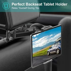 Universal Car Back Seat Headrest Mount Holder For iPad Air 1 2 4-11 Inch 360 Rotation Mini Tablet PC Auto Car Phone Holder Stand