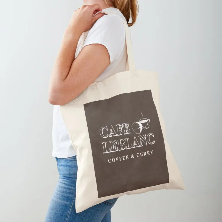 

Cafe Leblanc Tote Bag tote bag canvas custom bags Woman shopper bag custom canvas