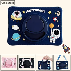 Pour Samsung Galaxy Tab A A8 10.5 SM-X200 SM-X205 Tgging A7 Lite SM-T220 SM-T500 Silicone Tablette Cas Enfants Dessin Animé Antichoc Couverture