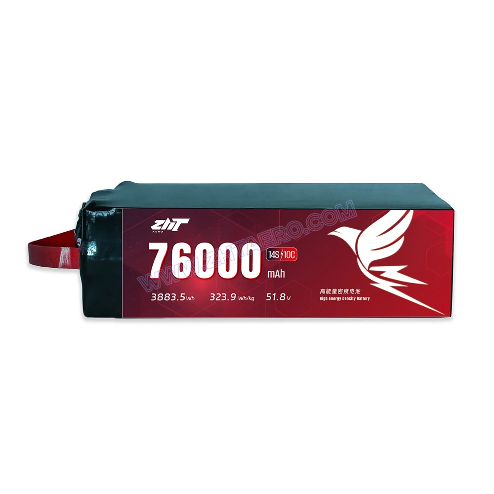 High Energy Density Solid-State Battery 14S 76000mAh Normal Voltage 51.8V Maximum Discharge Rate 10C
