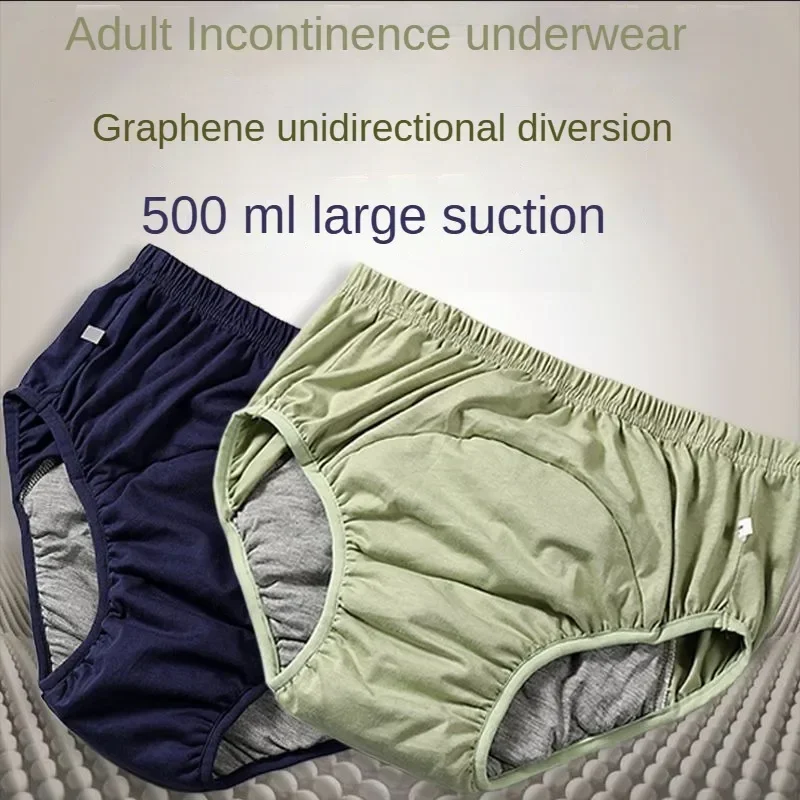 Adult Washable Incontinence Underwear for Men & Women - Reusable & Leak-proof Pull-Up Pants