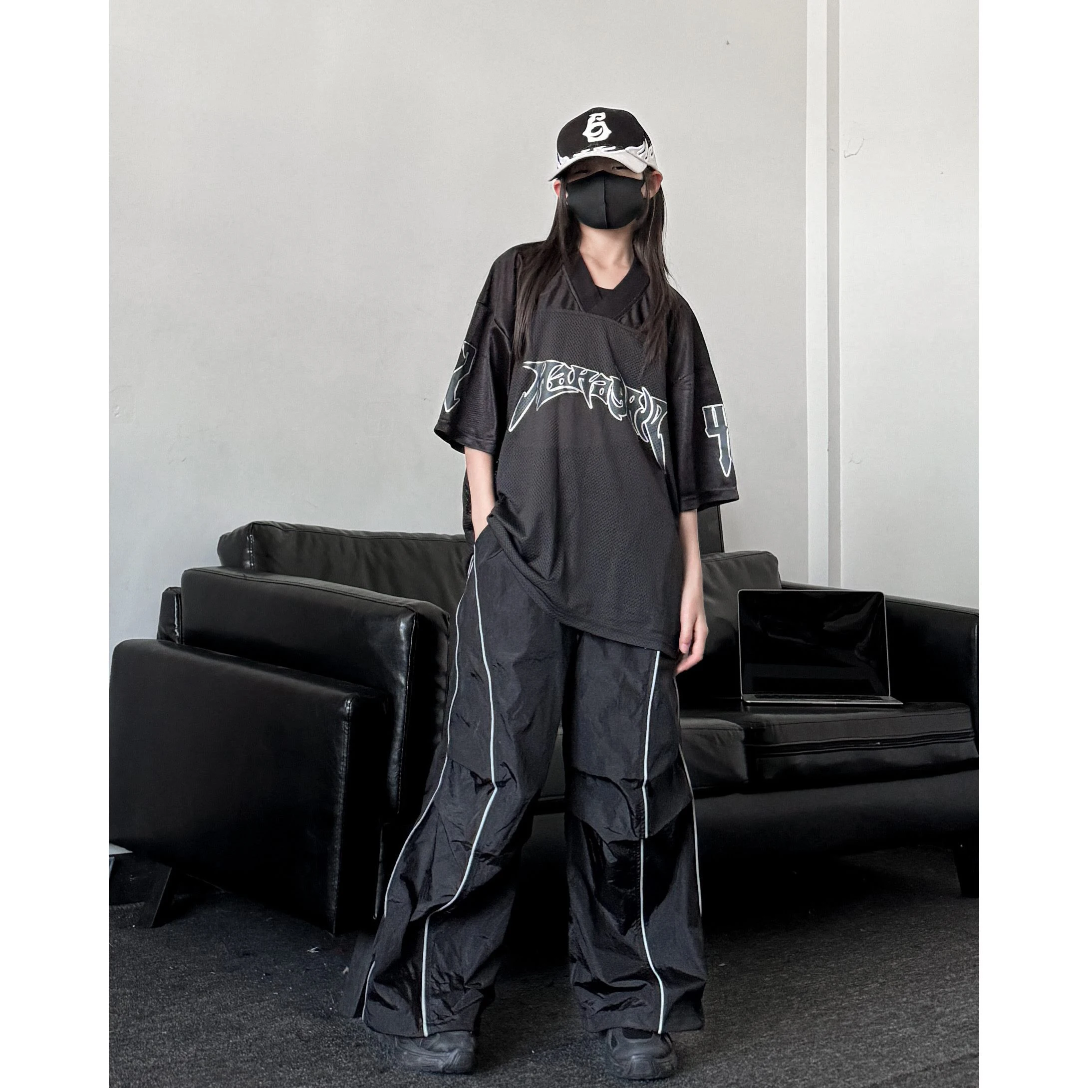 2025 Children Loose T-Shirt Cargo Pants Street Dance Wear Boys Jazz Dance Costumes For Girls Hip Hop Performance Sets DQS19770