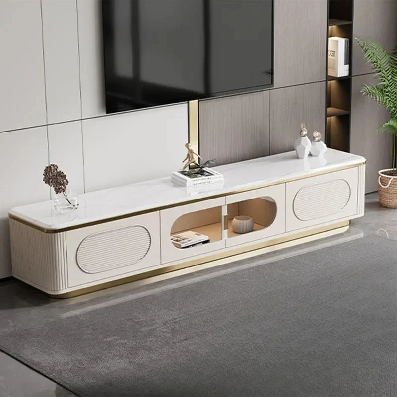 

Mount Mobile Tv Table Mueble Retro Media Console Desk Lowboard Tv Stand White Living Room Armoires De Classement Home Furniture