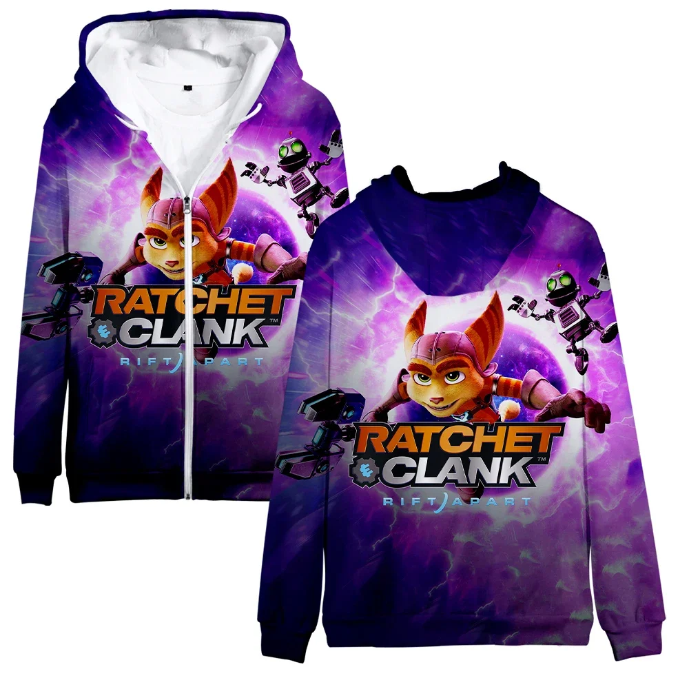 

Ratchet & Clank 3D Print Zipper Hoodie Cool Fashion Men/Women/Kids Long Sleeve Hoodies Sweatshirt Casual Cosplay Jacket Clothes