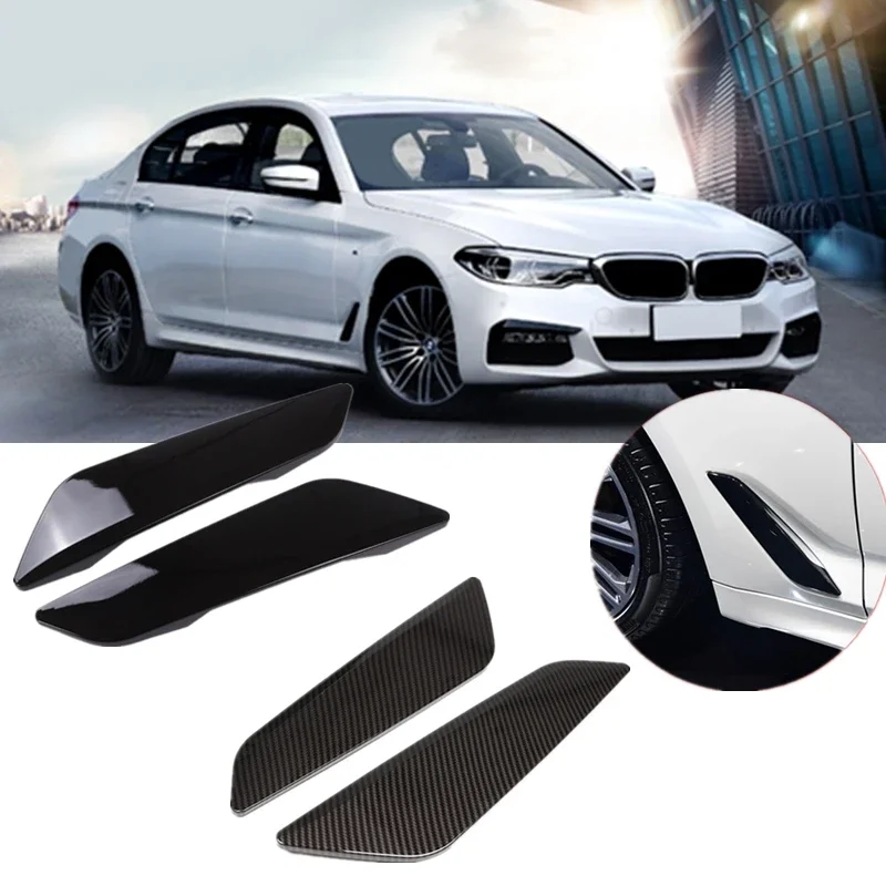 Auto Exterior Accessories Car Fender Side Air Vent Outlet Cover Trim Sticker Decorative For BMW 5 Series G30 G31 530Li 2018-2020