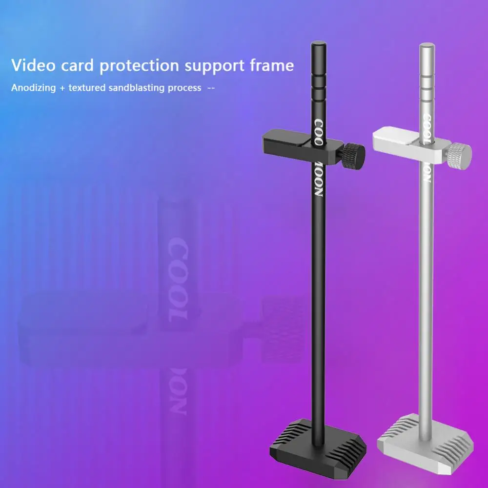 

Video Card Sag Holder Bracket Anodized Aerospace Aluminum Video Cards Holder Bracket