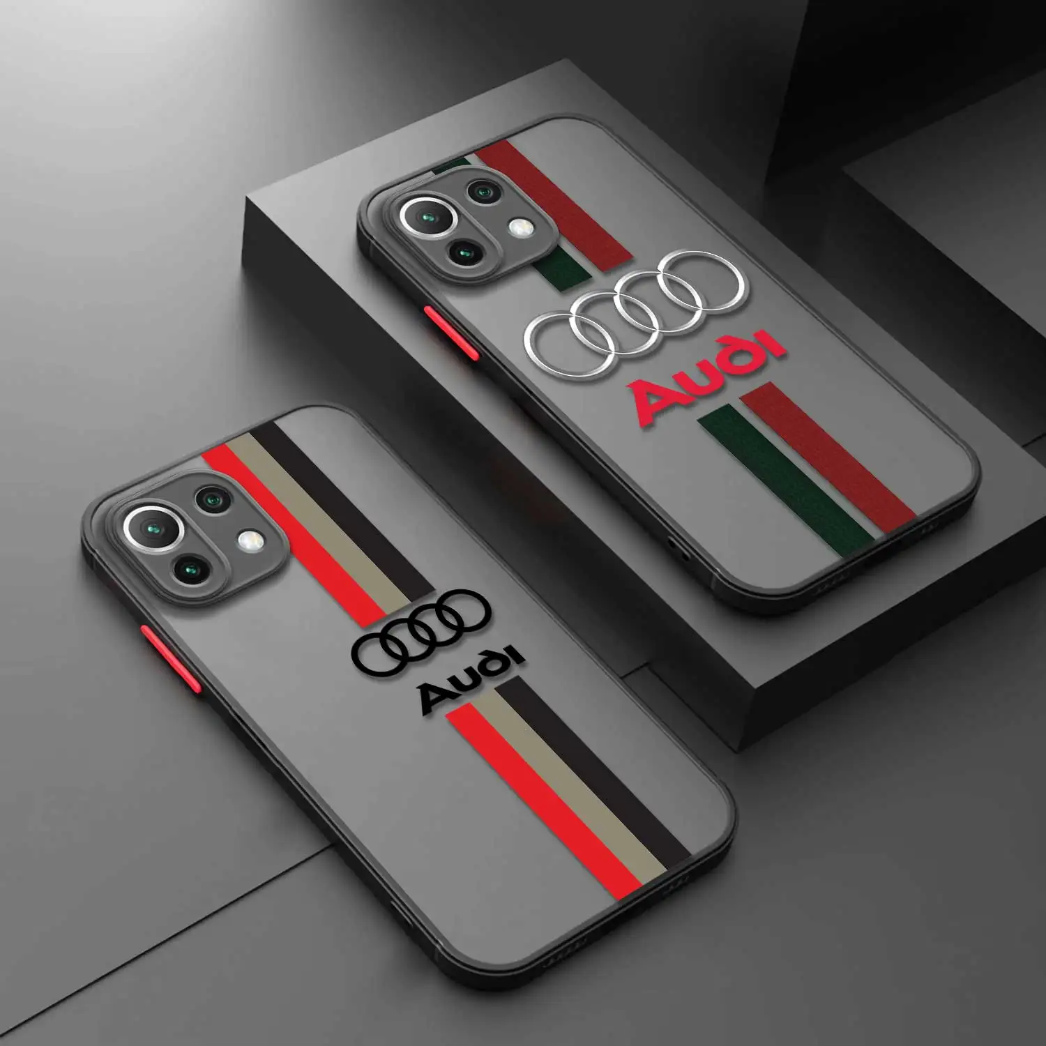 Matte Phone Funda for Xiaomi POCO X3 NFC X4 X5 Pro MI 13 12 11 11T 10T 10 9 Case A-Audi RS Sport Car