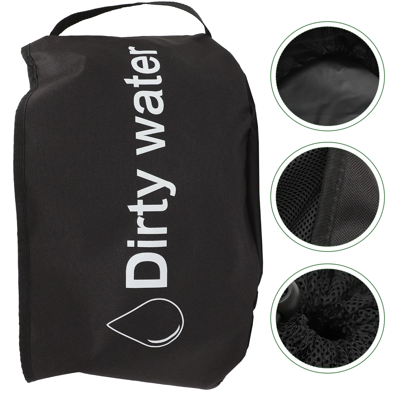 

Wire Hose Storage Bag Tool Wear-resistant Tools Carrier Pouch Black Rv and Organization
