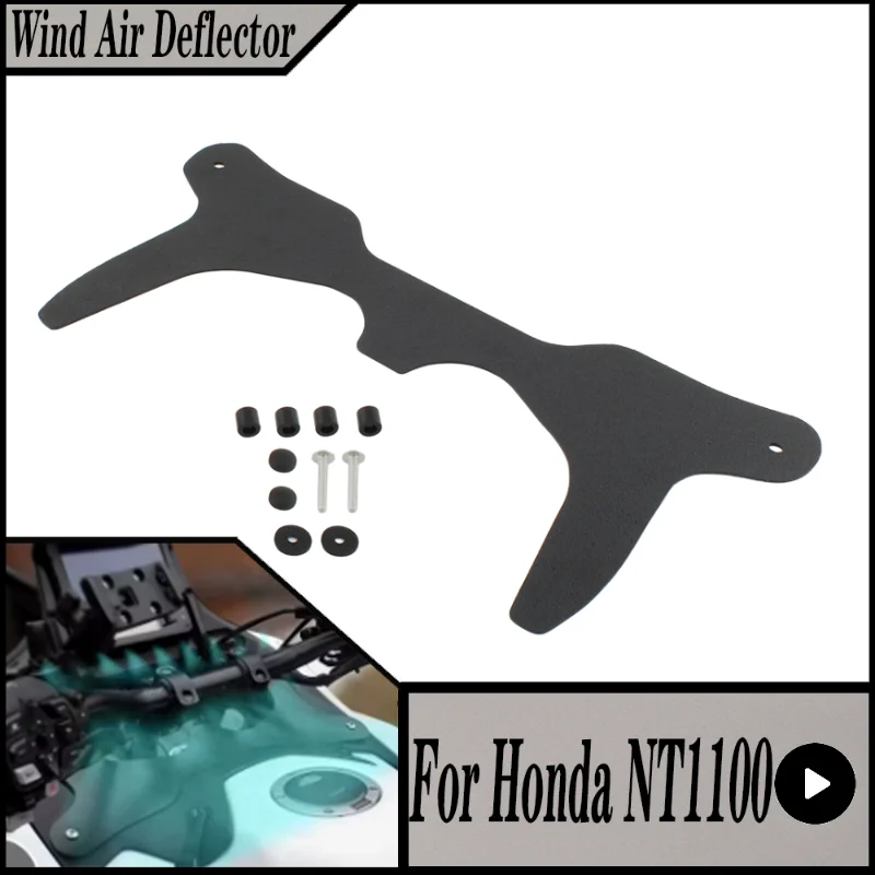 For Honda NT1100 NT 1100 2022-2024 Motorcycle Wind Air Deflector Fairing Forkshield Cockpit Nylon Accessories Kit Set Pair