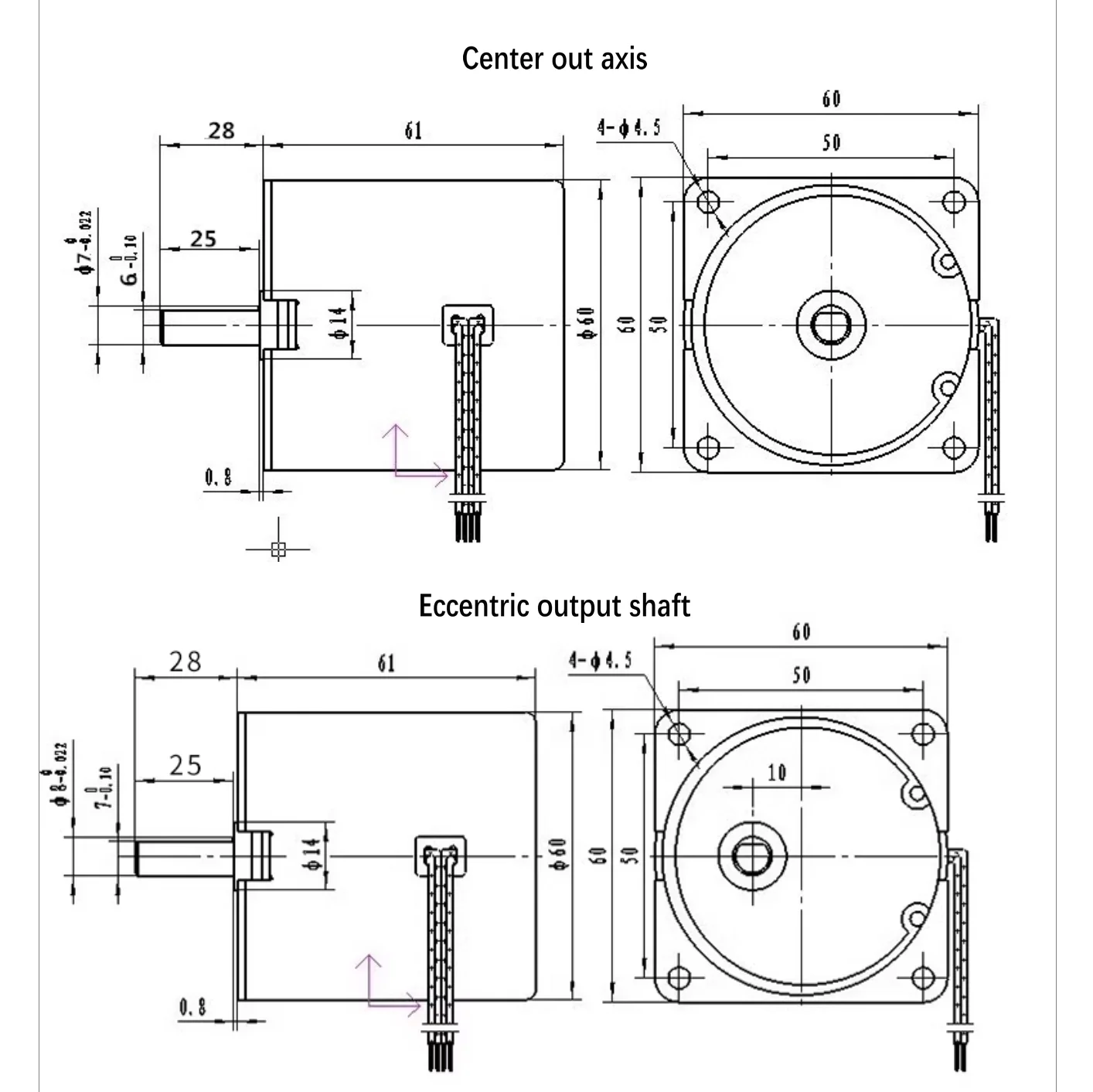 110 فولت/220 فولت 14 واط 60KTYZ مخلب القطب المغناطيس الدائم محرك متزامن الإيجابية والسلبية الحد منخفضة السرعة محرك بطيء
