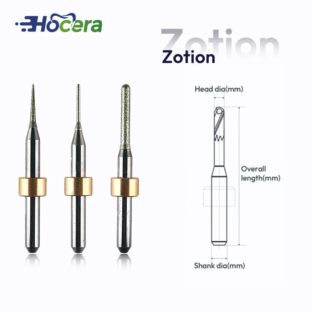 

Стоматологические фрезерные боры Zotion C5M для циркония, ПММА, металла, CAD/CAM, стоматологическая лаборатория, шлифовальные сверла, алмазные инструменты с магнитным кольцом