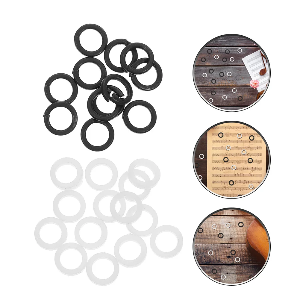 

1 Set Practical Guitar Plastic Gaskets Tuner Washer Set Durable Tuning Peg Stability Gaskets For Electric And Acoustic Guitars A
