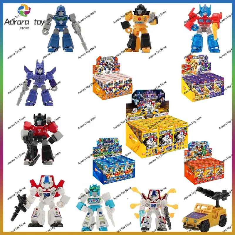 

Новые аниме-фигурки Blokees, трансформеры, версия Defender 1/2/3/4/5 Optimus Prime Megatron, Железная кожа, Thundercracker, робот, игрушка, подарки