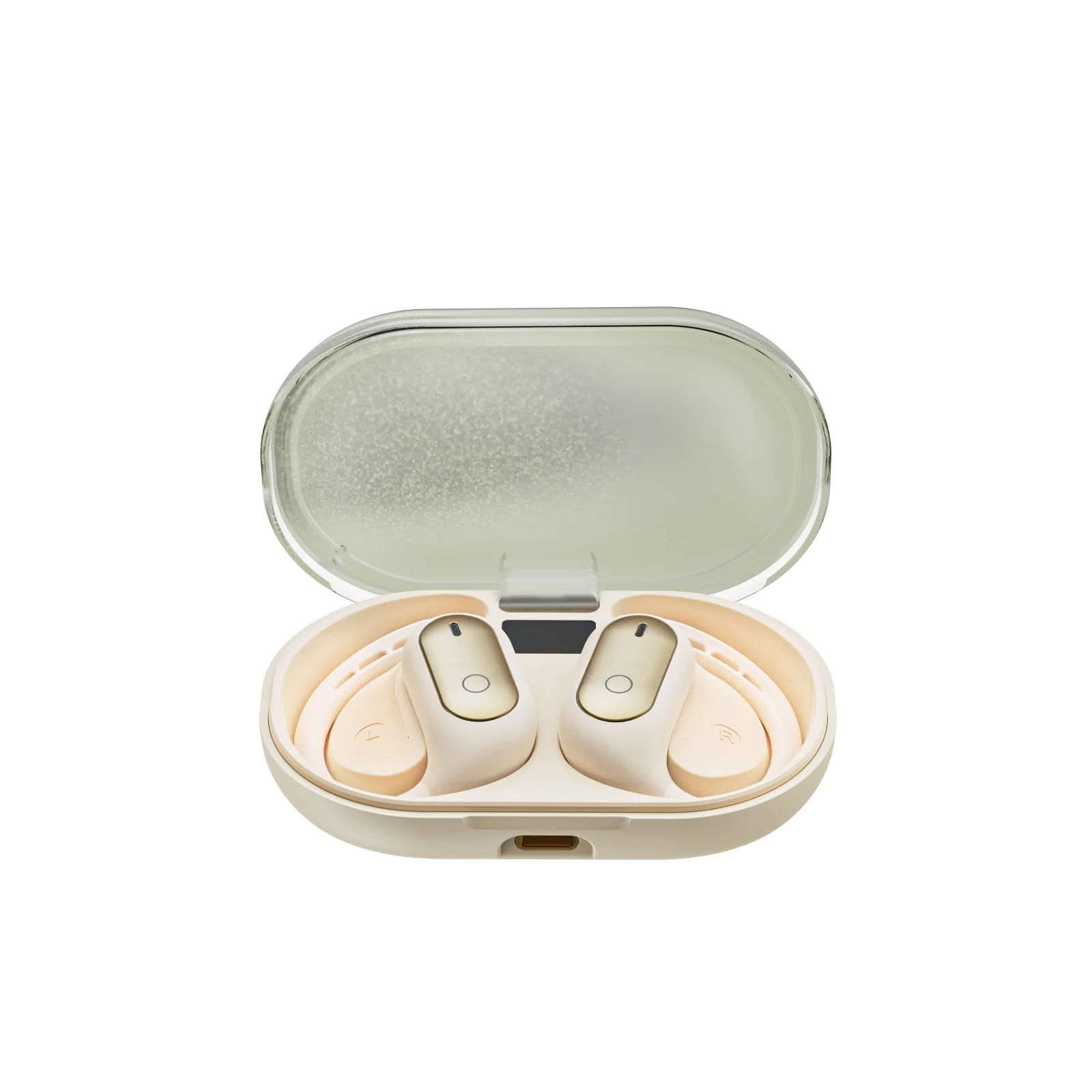 سماعات الرأس SW124 المتوهجة في الظلام فوق الأذن OWS Bluetooth 5.4 التي تدوم طويلاً مثالية للموسيقى