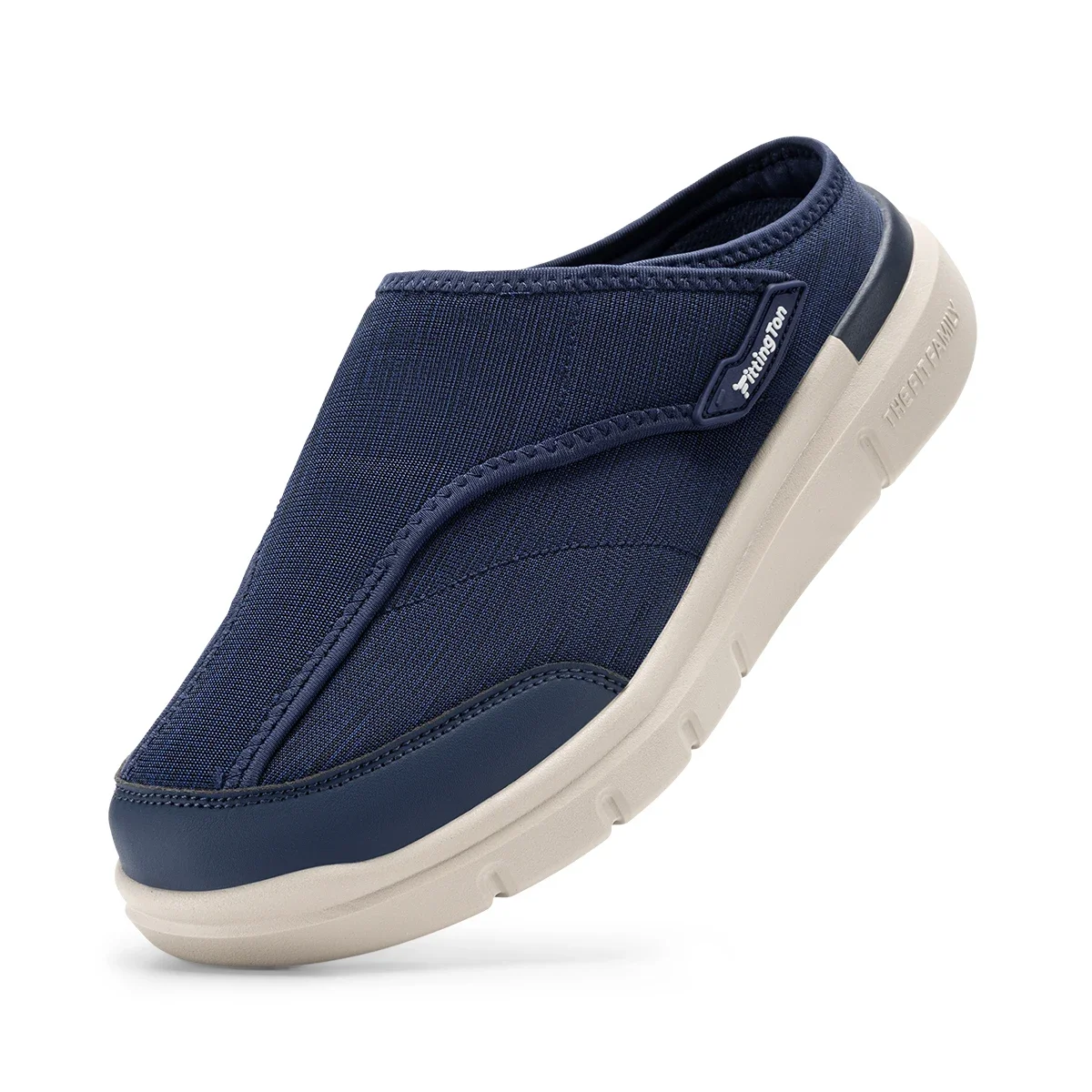 Fitington Weite Hausschuhe für Herren, Slip-On Mules Clogs für geschwollene Füße, verstellbar, für den Innenbereich, leichte Laufschuhe – Detail 10