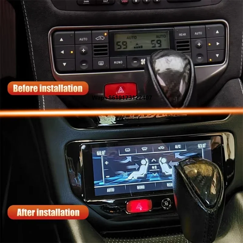 AuCAR GEN 2 AC Panel Touch Screen Aircon Climate Control Panel for GranTurismo /GC 2007 - 2017