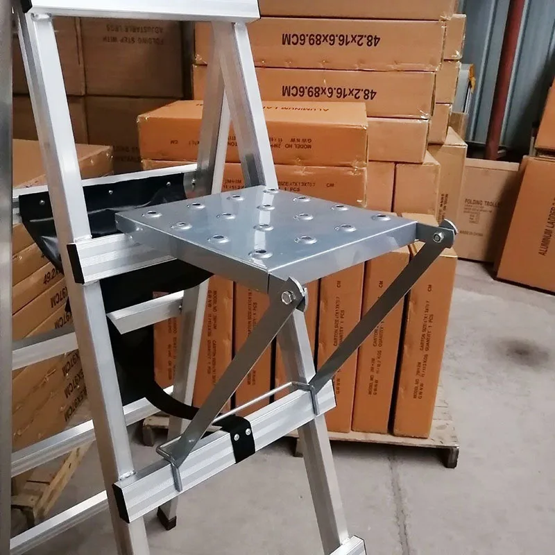 Multi Functional Household Ladder Storage Rack Thickened Anti Slip Small Platform Accessory For Folding Ladder Workbench