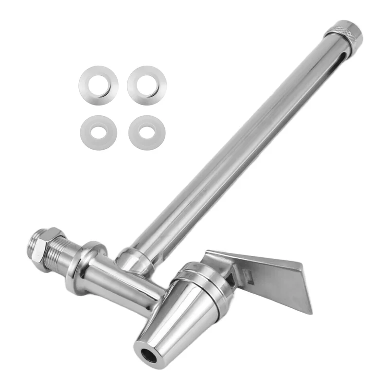

ABYN-Sight Glass Spigot 7 Inch Steel Spigot With Clear View Water Level For Berkey And Waterdrop Water Filtration System