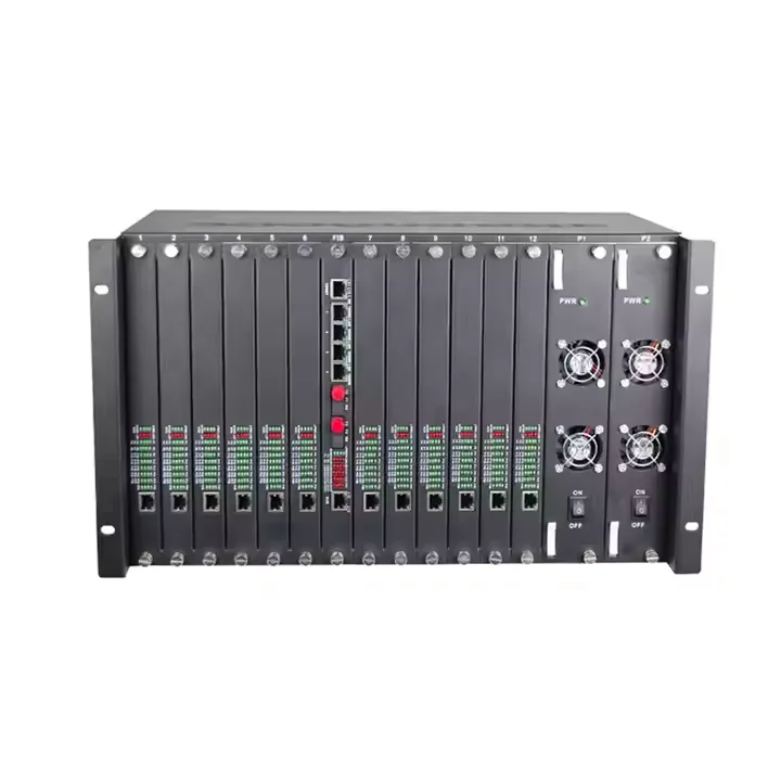 โทรศัพท์หลายบริการ 360 ช่อง PCM Multiplexer ตัวแปลงเสียงเป็นไฟเบอร์พร้อม SNMP