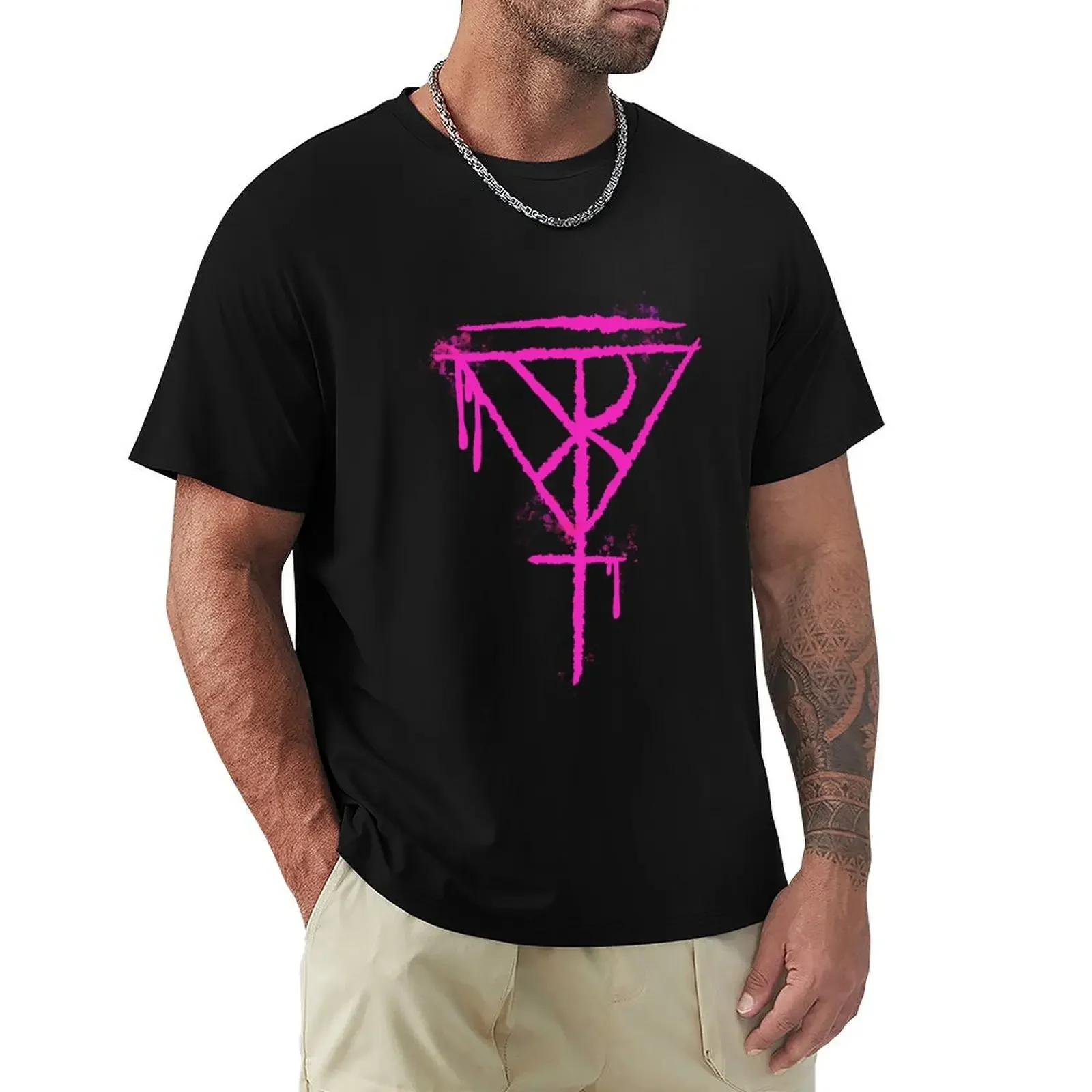 Summoning Sigil T-shirt summer top heavyweights summer tops Men's clothing