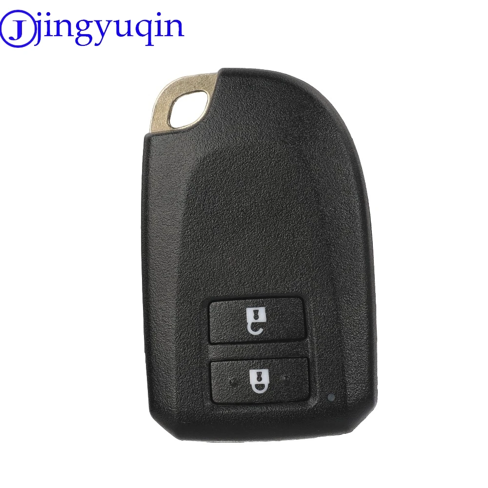 Jingyuqin 車リモートキーシェル Fob トヨタヤリス L VIOS 2/3 ボタンスマートキーケースカバーハウジング