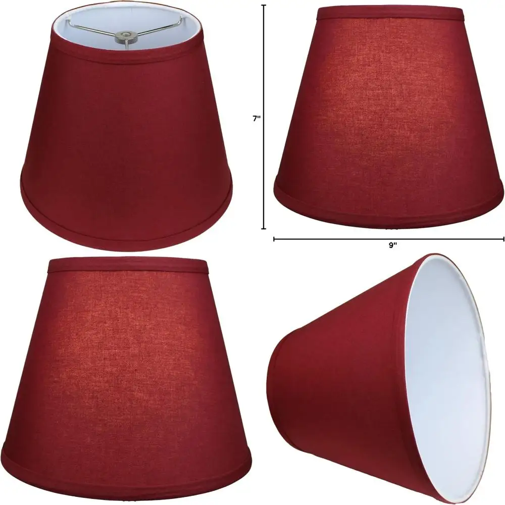 

FenchelShades.com Абажур 5 Верхний диаметр x 9 Диаметр нижней части x 7 Скорая высота с шайбой (Паук) Насадка для ламп с