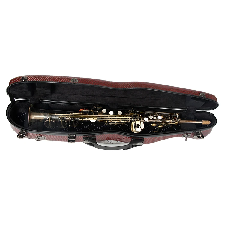 حافظة ساكسفون سوبرانو مستقيمة متكاملة عالية الجودة مع متينة #6