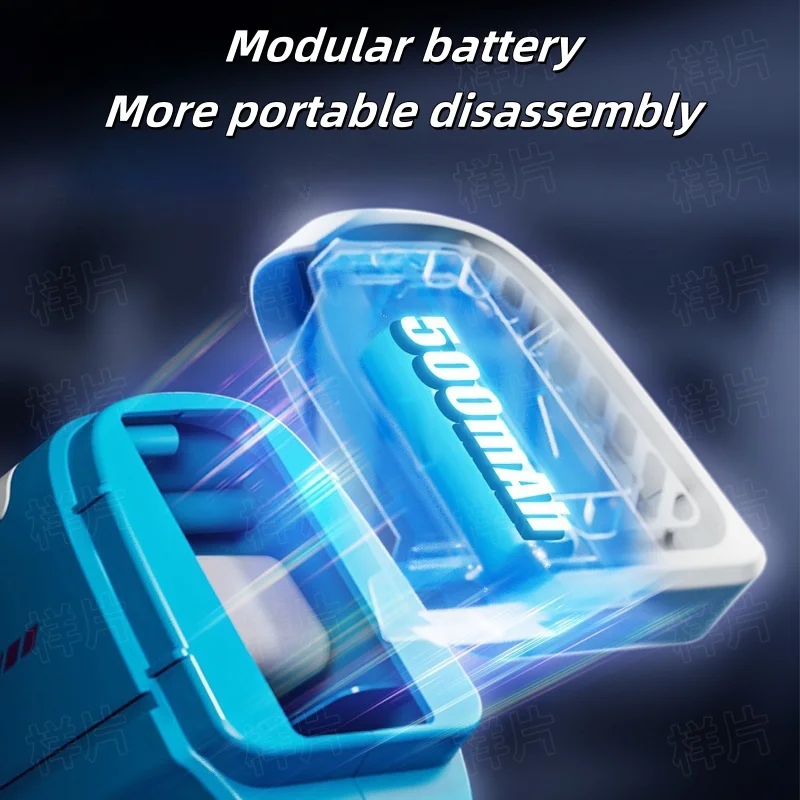 Pistolet à eau électrique, jouet à gicler alimenté par batterie avec réservoir, Absorption d'eau automatique, jeu de combat de plage en plein air d'été, jouet cadeau