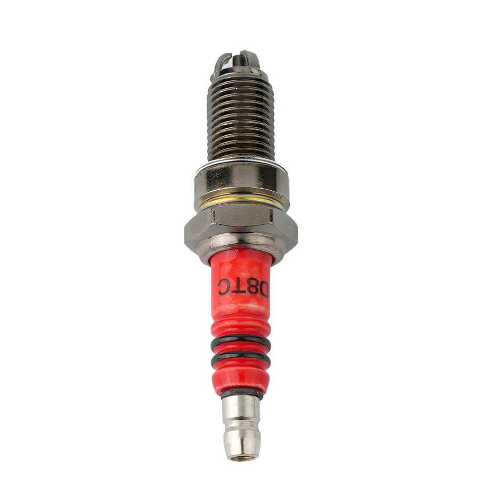 Spark Plug Scooter vermelho para moto de quatro rodas motrizes, estoque durável, alta qualidade, novo, 76x19x12mm, 1pc