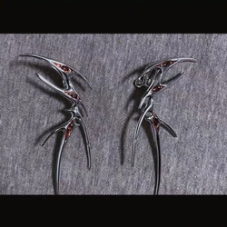 Gothic Fairy Ear Cuffs Earrings For Women Punk Rock Fake Piercing Silver Color Clip On Earrings Fashion Jewelry Gift