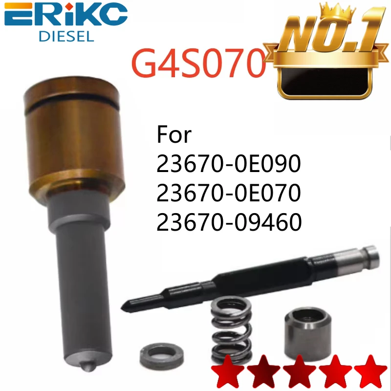 New G4S070 Piezo Injection Nozzle g4s070 Fits 23670-0E090 23670-0E070 23670-09460 For Toyota Hilux 2.4L 2GD Euro6 Injector