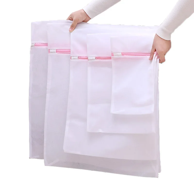 6 Size Zipped Laundry Bags Reusable Washing Machine Clothing Care Washing Bag Mesh Net Bra Socks Lingerie Underwear Laundry Bags