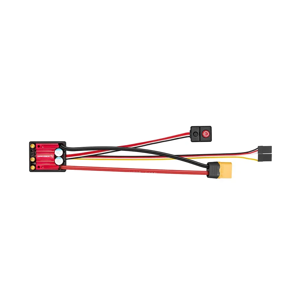 HobbyWing QuicRun WP 10BL80 ESC à prova d'água para carro 1/10 RC 2-4S LiPo 80A compatível com motor QuicRun Outer 3530 SL