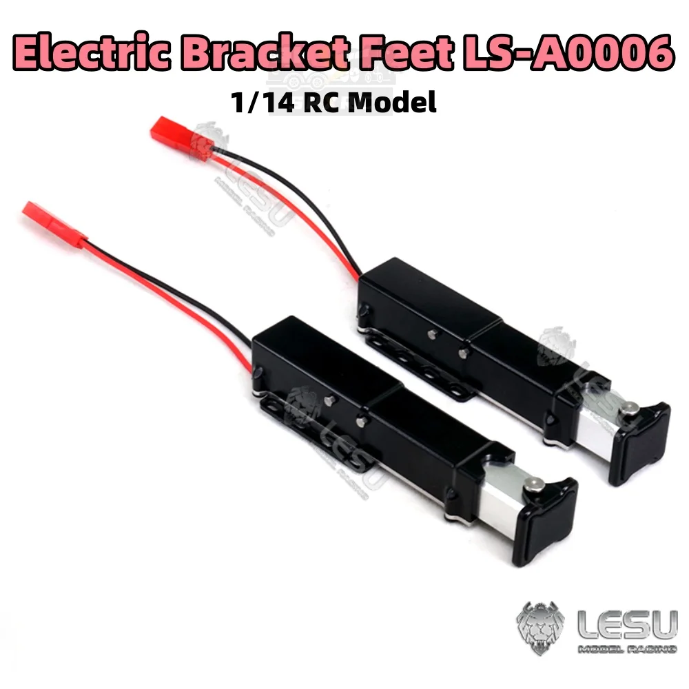 

Electric Bracket Foot LS-A0006 Semi-Trailer Trailer Drag Plate Lifting Metal Leg Horse Leg For 1/14 Tamiya RC Scania 770S Parts